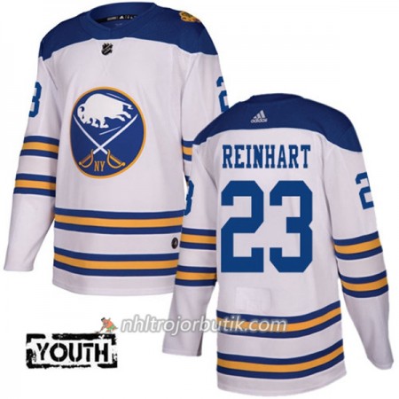 Barn Ishockey Buffalo Sabres Tröja Sam Reinhart 23 2018 Winter Classic Adidas Vit Authentic